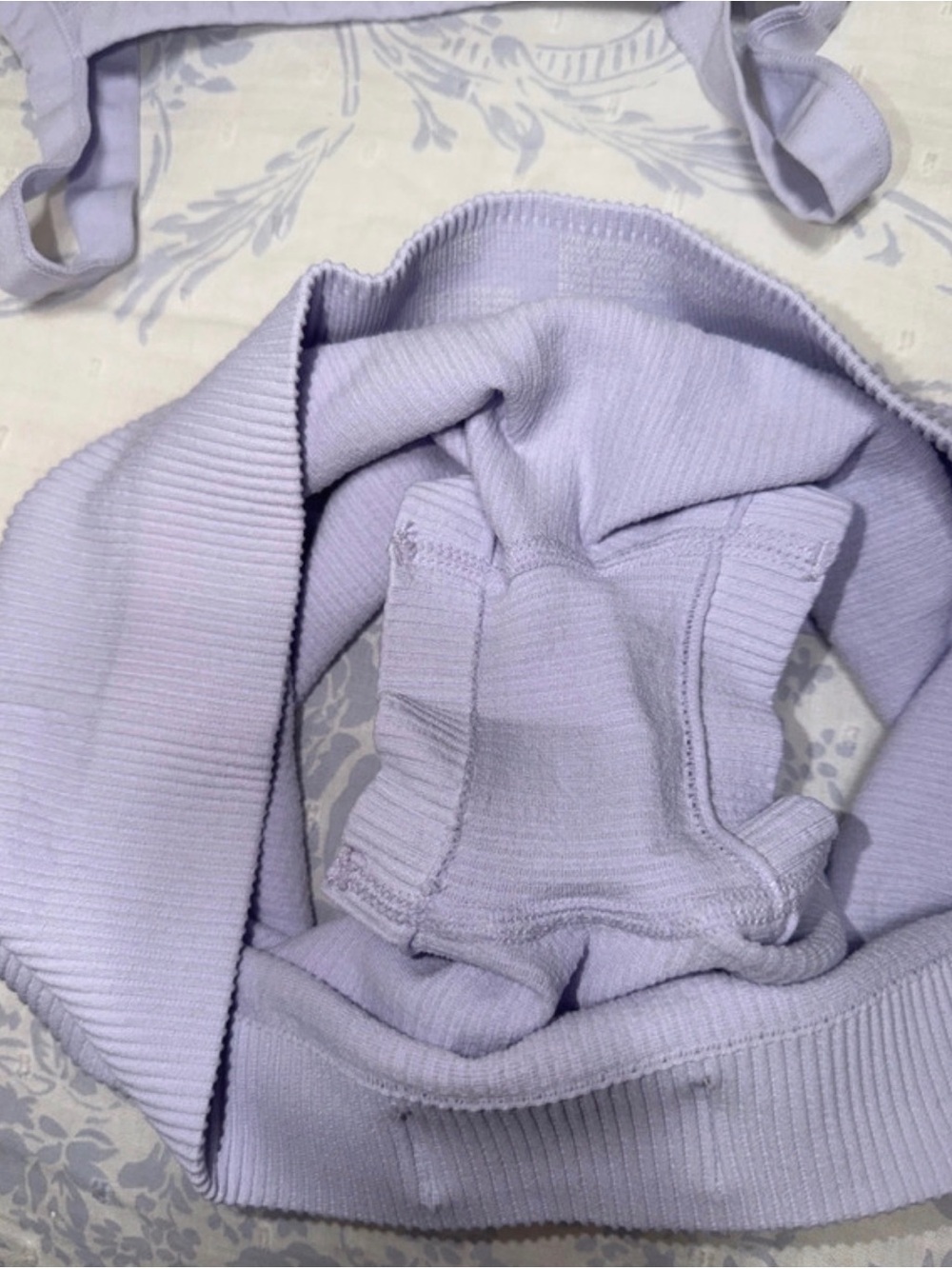 Snoopy Lilac Ribbed Set - Picture 4 of 6